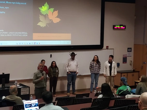 Mitch McClaran and poster winners at RISE 2025